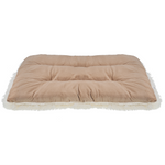 Tierbett ERGANI Samtstoff Beige