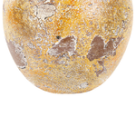 Terrakotta Dekovase 28 cm Orange Weiss FILIPPI