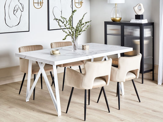 Esstisch GRIEGER Weiss 160 cm 90 cm
