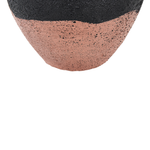 Dekovase DAULIS Keramik 31 cm Schwarz