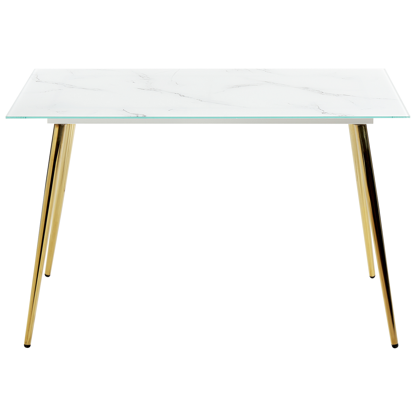 Esstisch MULGA Weisser Marmor 120 cm 70 cm Sicherheitsglas