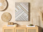 Wandobjekt TEMBESI Glas 70 cm Bunt