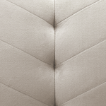 Schlafsofa Samtstoff Taupe SENJA