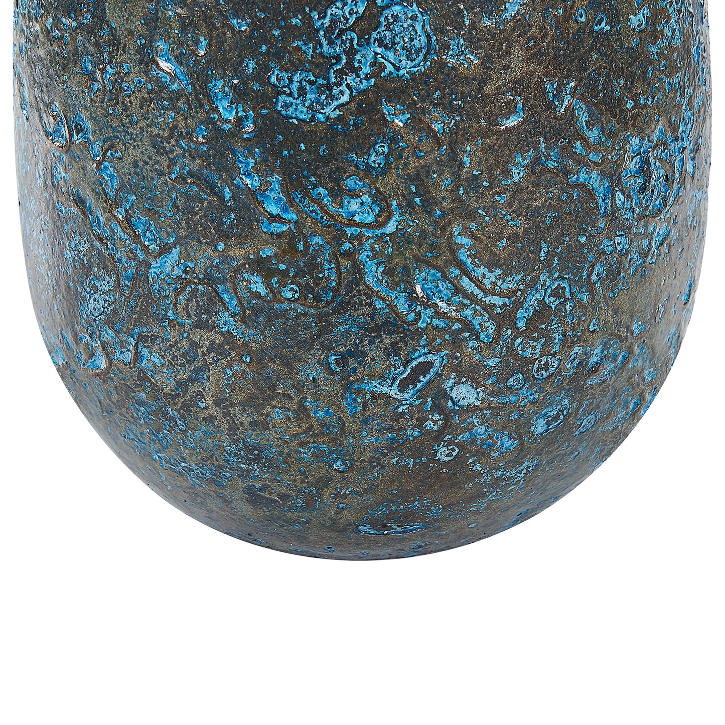 Dekovase VELIA Keramik 40 cm Blau