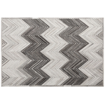 Teppich Kuhfell grau 160 x 230 cm Kurzflor AYTEPE