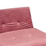 Schlafsofa Samtstoff rosa VESTFOLD