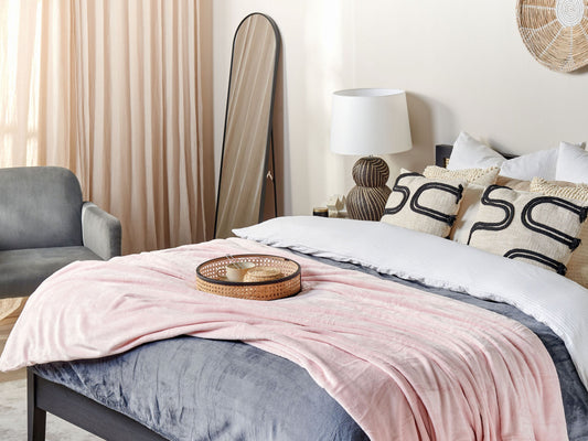 Kuscheldecke BAYBURT 200 x 220 cm Rosa