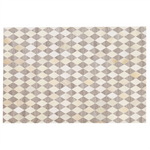 Teppich Kuhfell beige / braun 160 x 230 cm Patchwork Kurzflor SESLICE