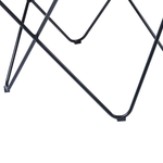 Sessel NYBRO Samtstoff Weiss