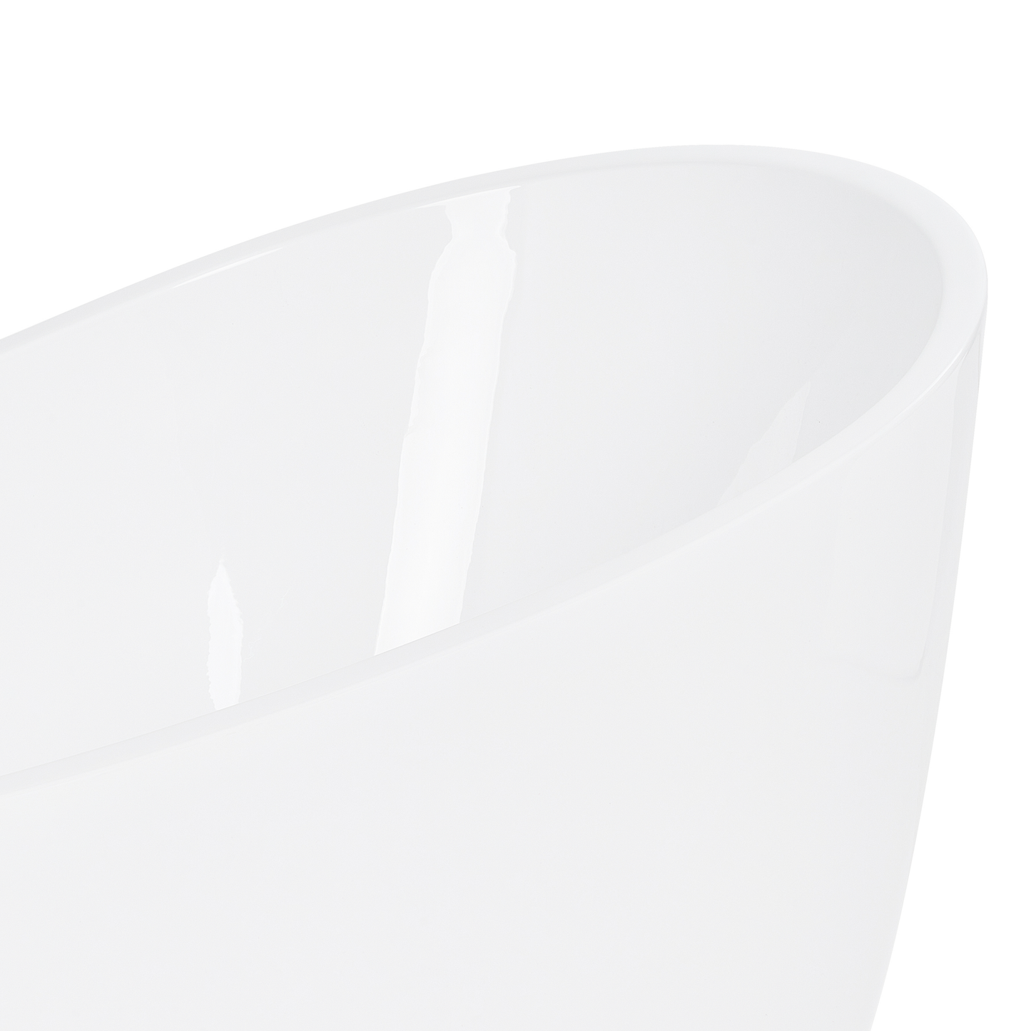 Badewanne freistehend weiss oval 170 x 77 cm ANTIGUA
