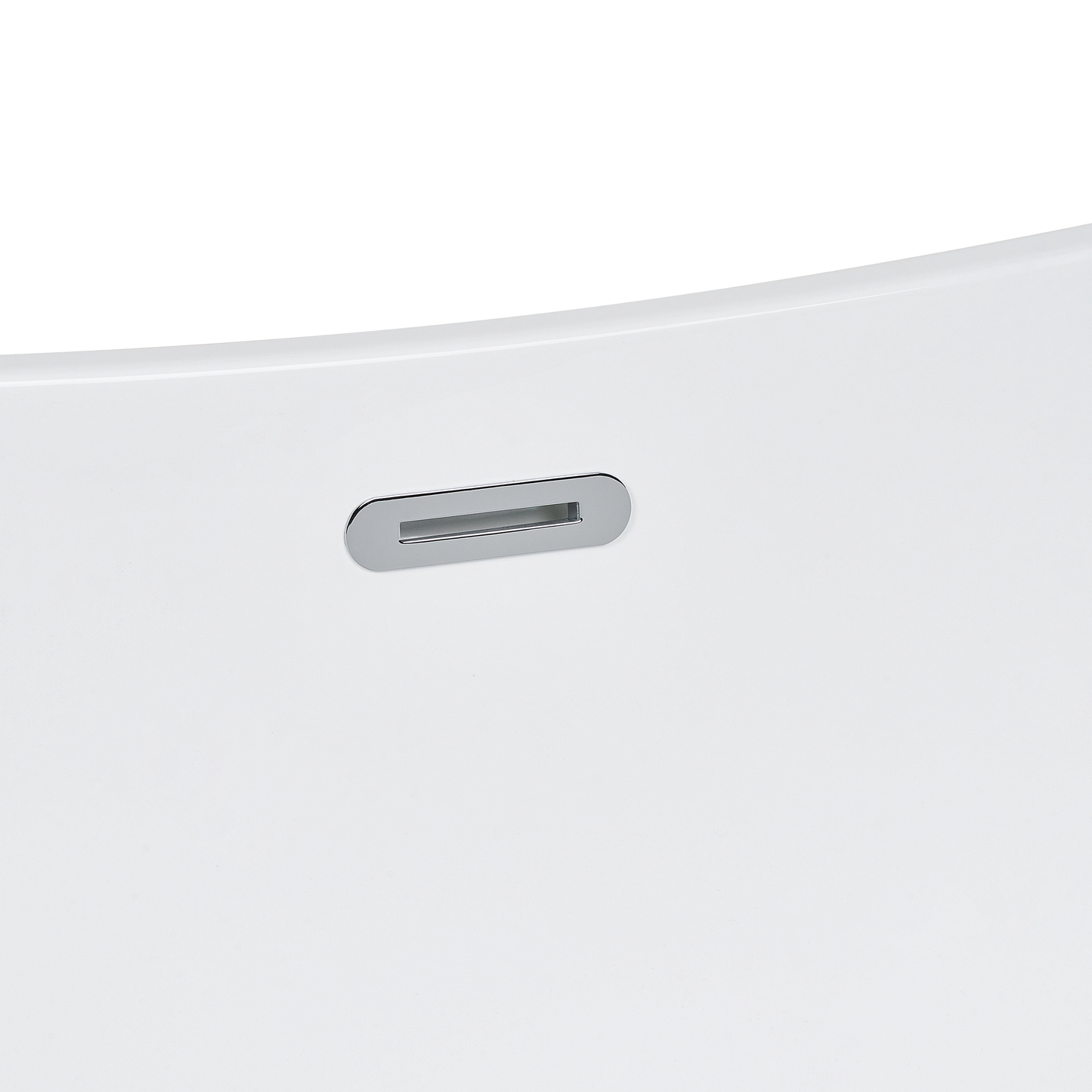 Badewanne freistehend weiss oval 170 x 77 cm ANTIGUA
