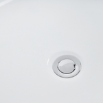 Badewanne freistehend weiss oval 170 x 77 cm ANTIGUA
