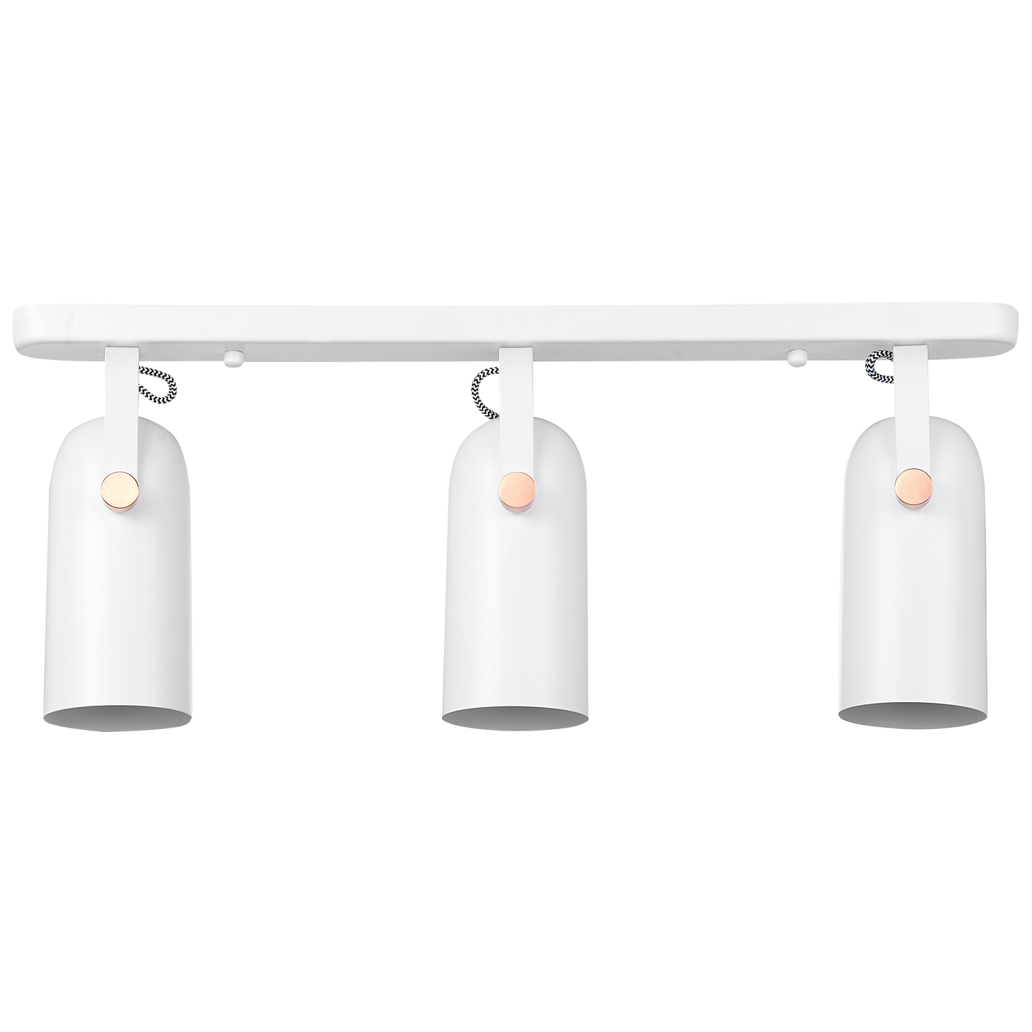 Strahler 3-flammig TYRIA verstellbar Metall Weiss