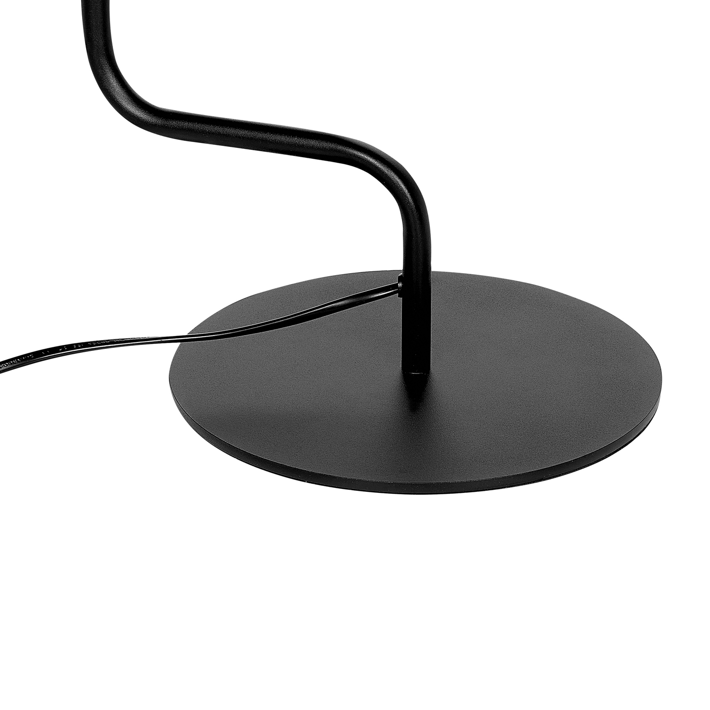 Stehlampe RIMAVA verstellbar Metall Schwarz