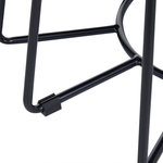 Couchtisch Marmor Optik weiss / schwarz ø 80 cm BERNIE