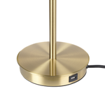 Tischleuchte ARIPO mit USB-Anschluss Metall Gold