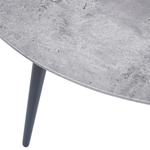 Couchtisch Betonoptik grau / schwarz ø 79 cm EFFIE