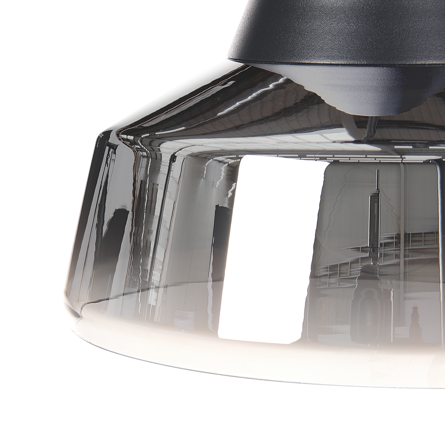 Hängelampe TALPARO Glas Silber