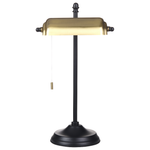 Schreibtischlampe MARAVAL Metall Schwarz / Gold