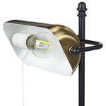 Schreibtischlampe MARAVAL Metall Schwarz / Gold