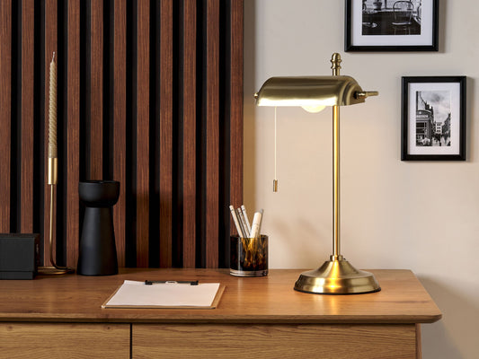 Schreibtischlampe MARAVAL Metall Gold
