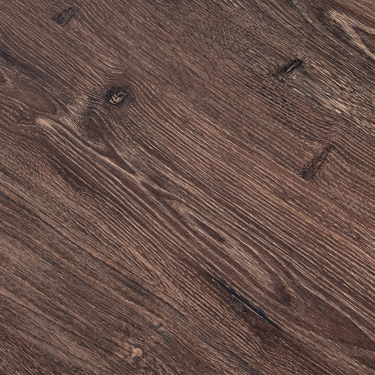 Beistelltisch 2er Set dunkler Holzfarbton / schwarz rund TIPPO