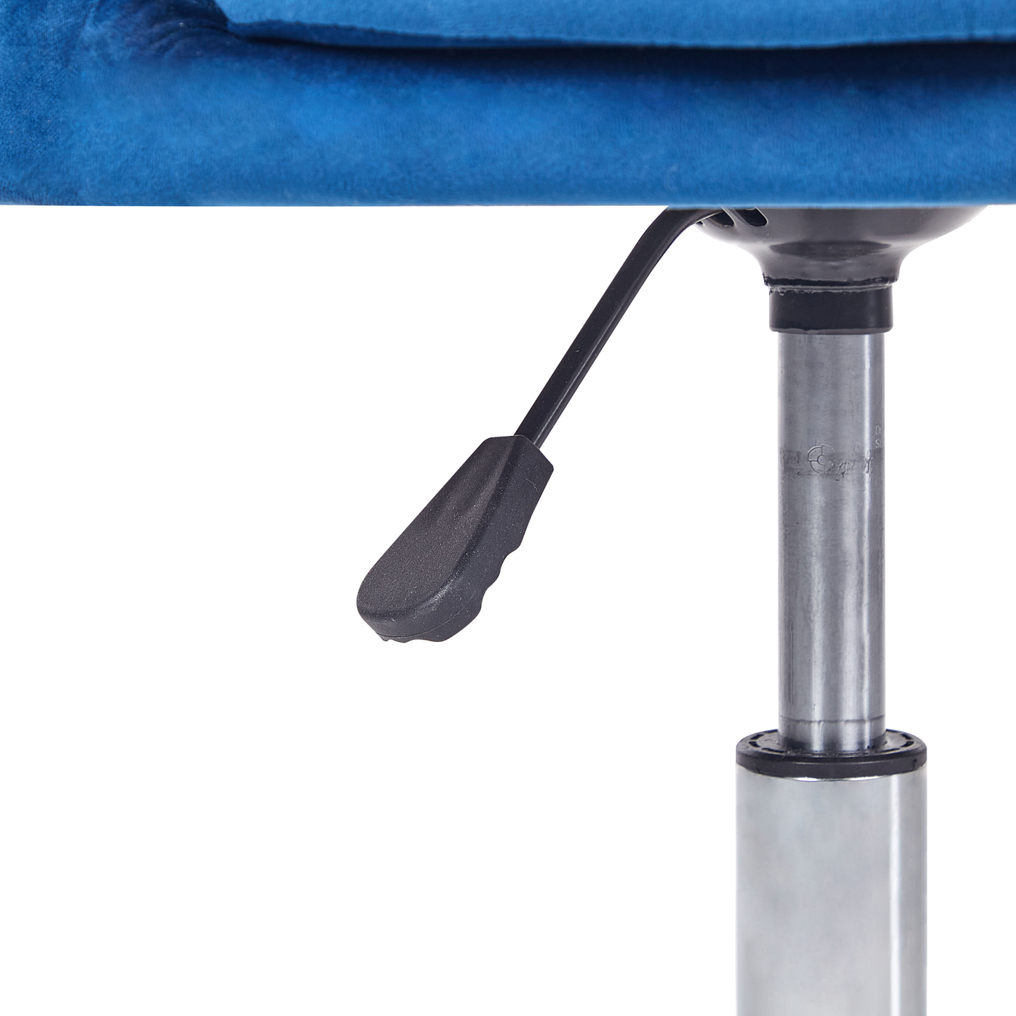 Bürostuhl drehbar MONTICELLO Samtstoff Blau