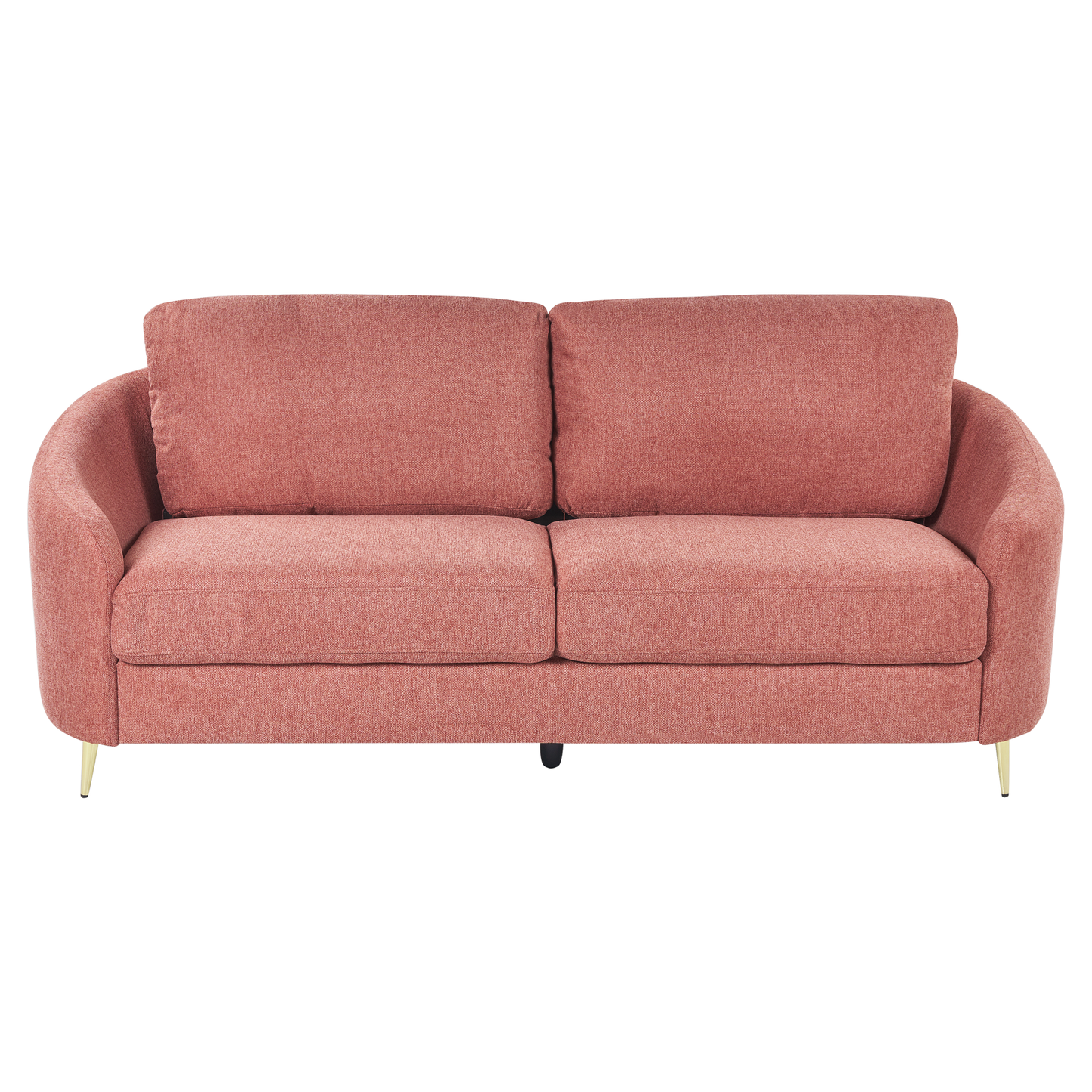 3-Sitzer Sofa Polsterbezug rosa / gold TROSA