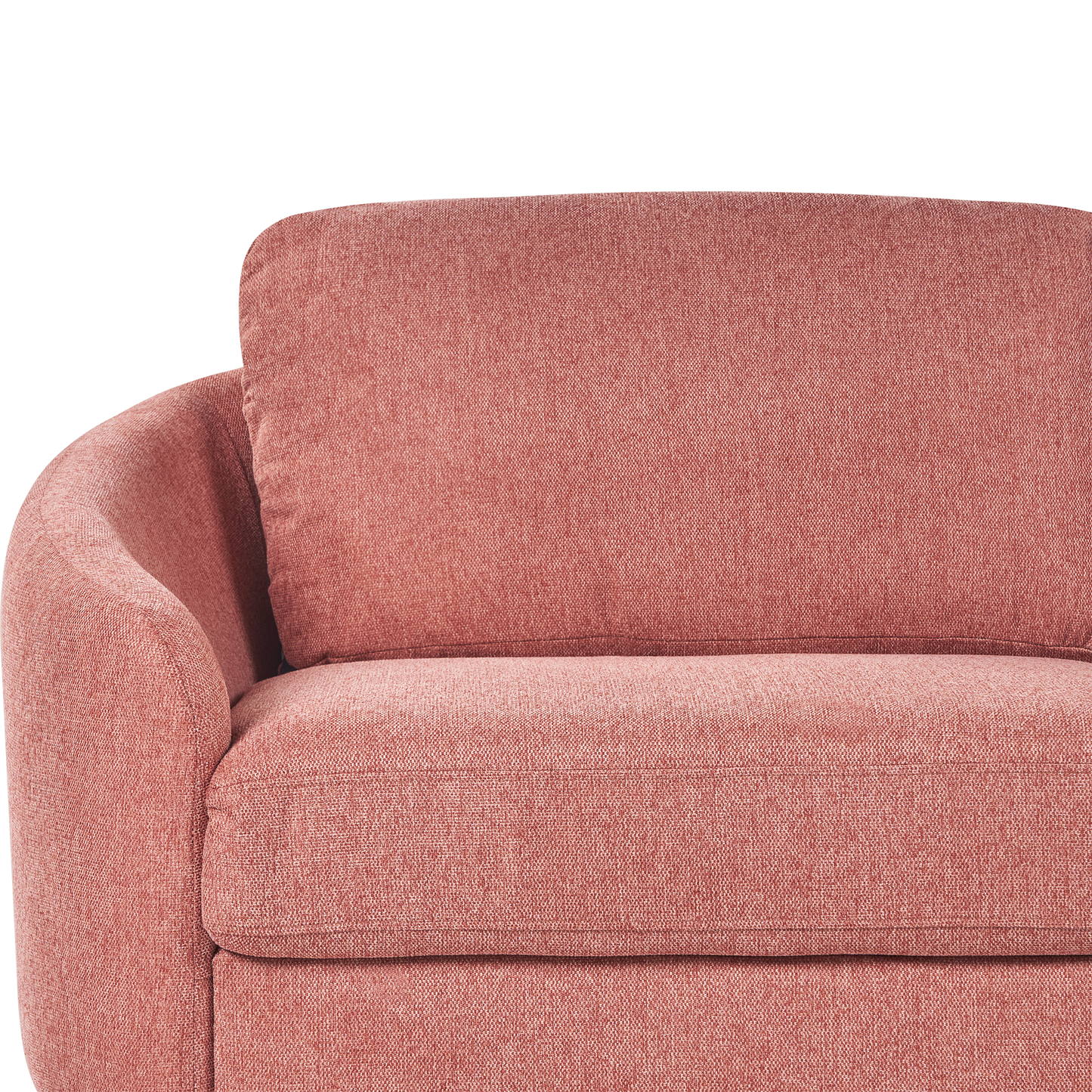 3-Sitzer Sofa Polsterbezug rosa / gold TROSA