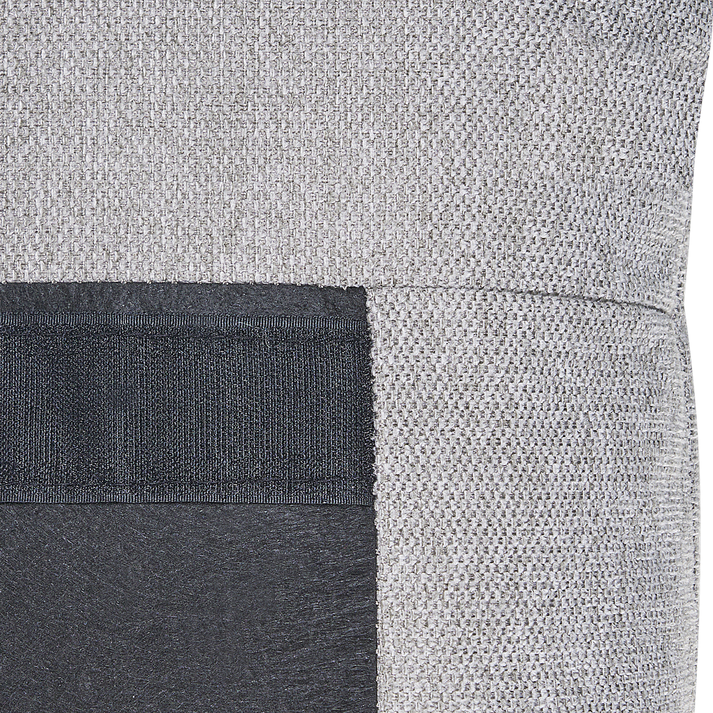 2-Sitzer Sofa Polsterbezug hellgrau / gold TROSA