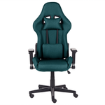 Gaming Stuhl drehbar WARRIOR Dunkelgrün