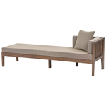 Sitzgruppe FSC® zertifiziertes Akazienholz Dunkler Holzfarbton PATAJA