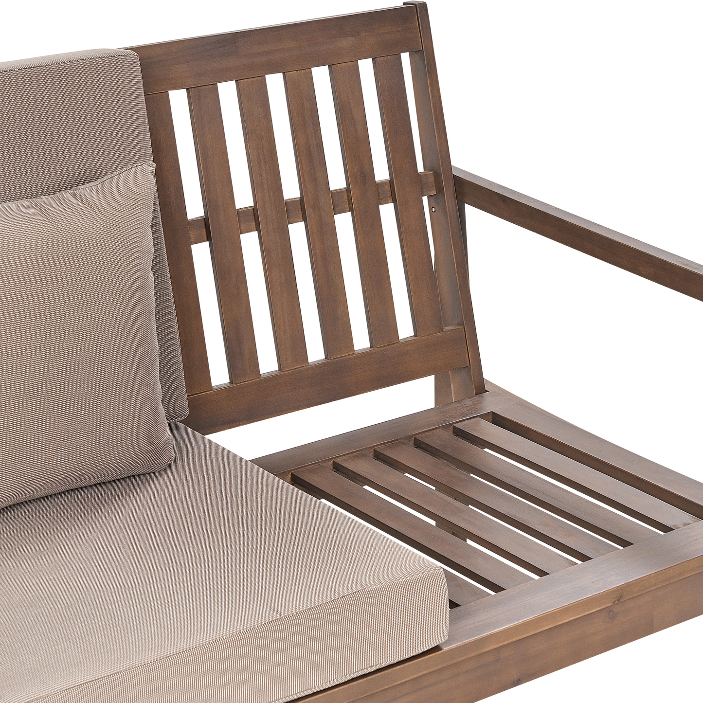 Sitzgruppe FSC® zertifiziertes Akazienholz Dunkler Holzfarbton PATAJA