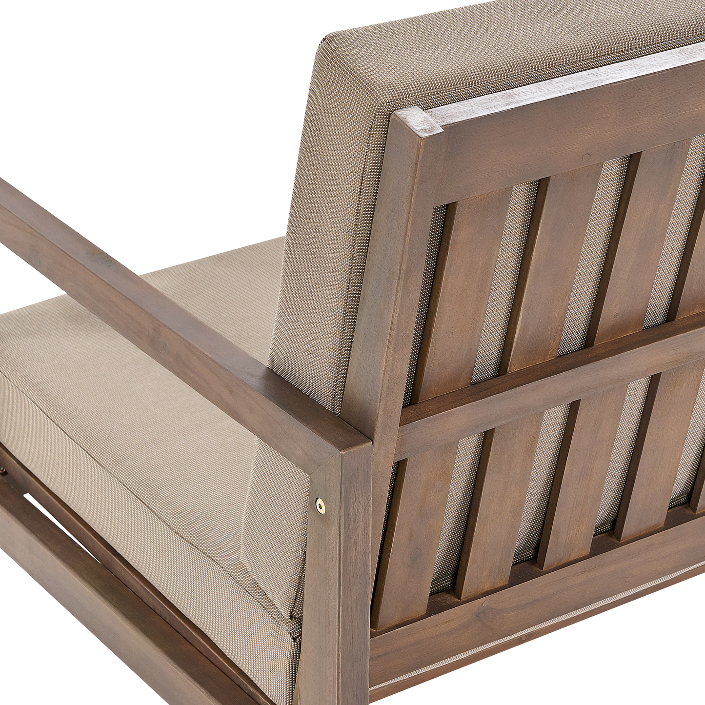 Sitzgruppe FSC® zertifiziertes Akazienholz Dunkler Holzfarbton PATAJA