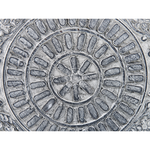 Beistelltisch 2er Set Mangoholz grau rund JATRA