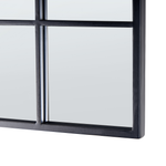 Wandspiegel BLESLE 78 cm 78 cm Metall Schwarz