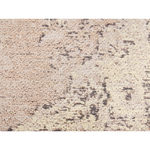 Teppich Baumwolle beige 80 x 150 cm orientalisches Muster Kurzflor MATARIM