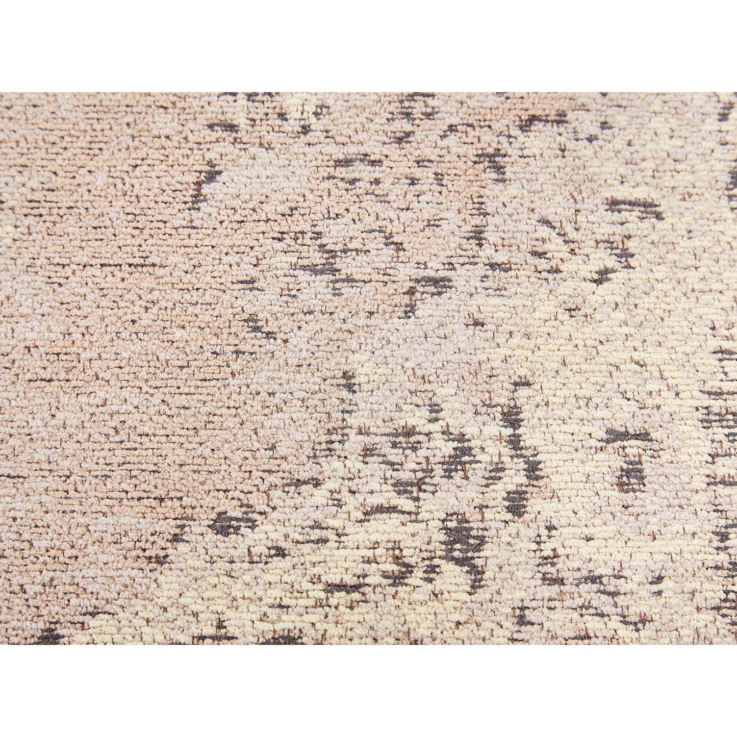 Teppich Baumwolle beige 160 x 230 cm orientalisches Muster Kurzflor MATARIM