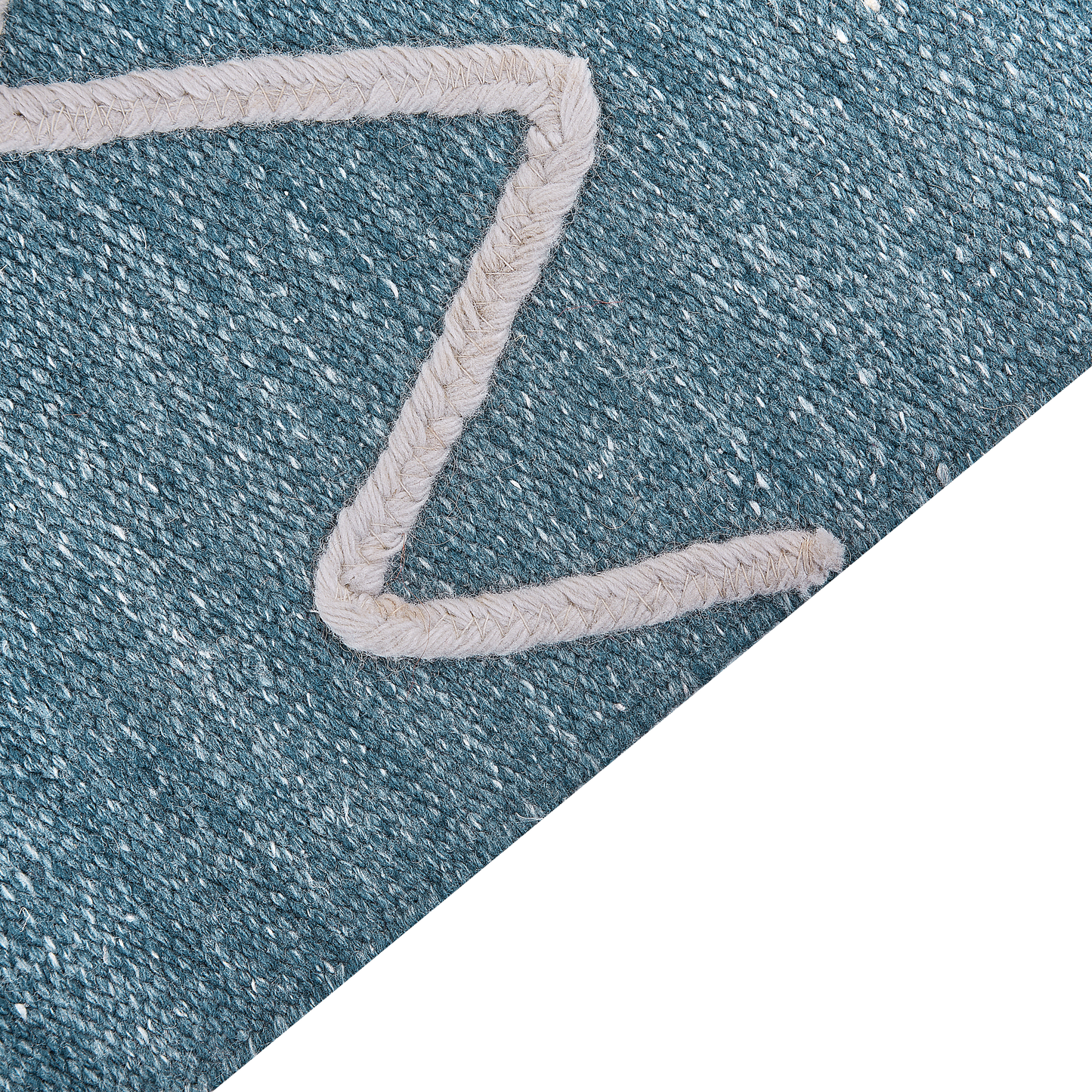 Outdoor Teppich blau 140 x 200 cm abstraktes Muster Kurzflor YAVU