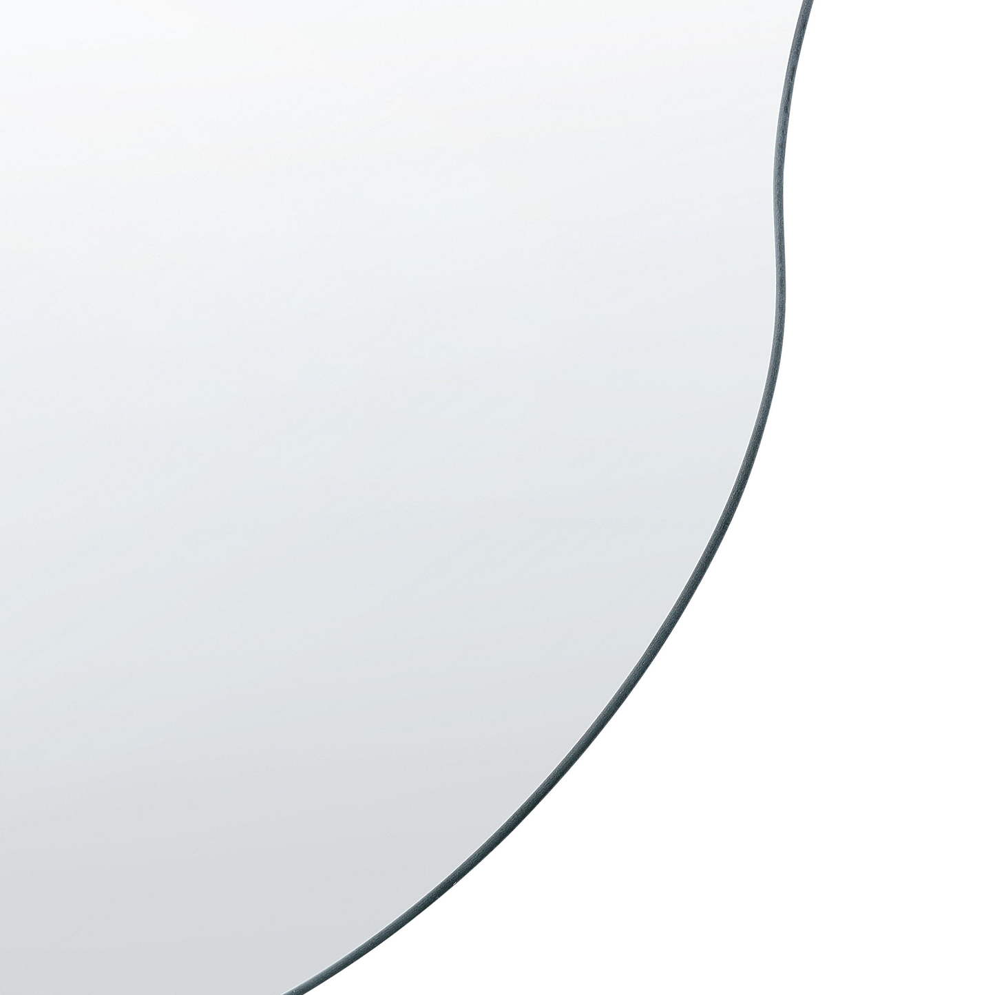Wandspiegel AUXERRE 33 cm 80 cm Silber