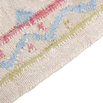 Teppich Jute mehrfarbig 80 x 150 cm orientalisches Muster Kurzflor TERKOS