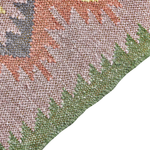 Outdoor Teppich mehrfarbig 80 x 150 cm orientalisches Muster Kurzflor SAHBAZ