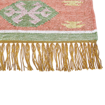 Outdoor Teppich mehrfarbig 80 x 150 cm orientalisches Muster Kurzflor SAHBAZ