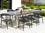 Esszimmerstuhl 8er Set GUBBIO Schwarz