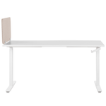 Schreibtischtrennwand beige 80 x 40 cm WALLY