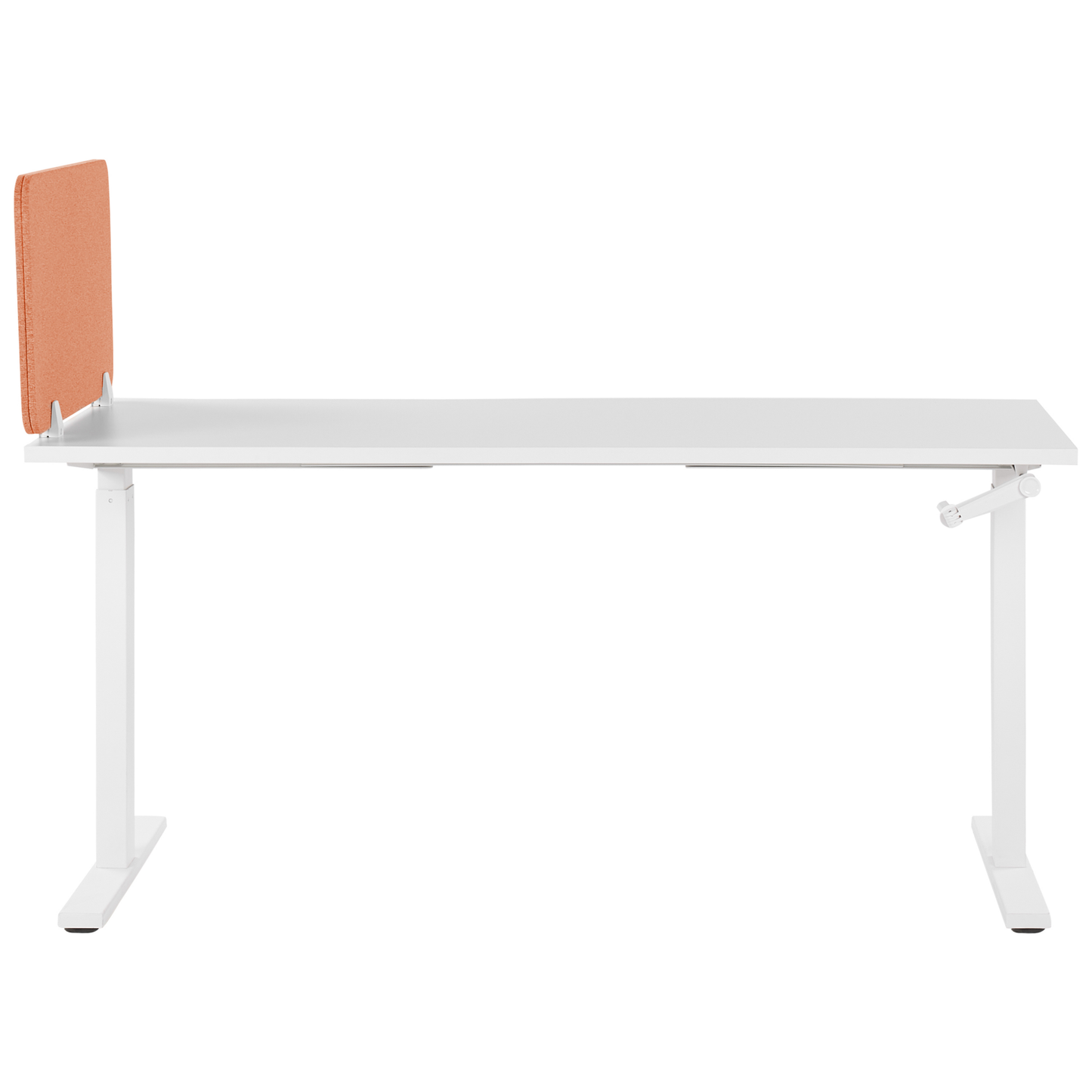 Schreibtischtrennwand hellrot 80 x 40 cm WALLY