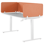 Schreibtischtrennwand hellrot 80 x 40 cm WALLY