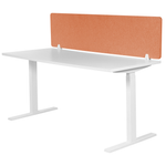 Schreibtischtrennwand hellrot 130 x 40 cm WALLY