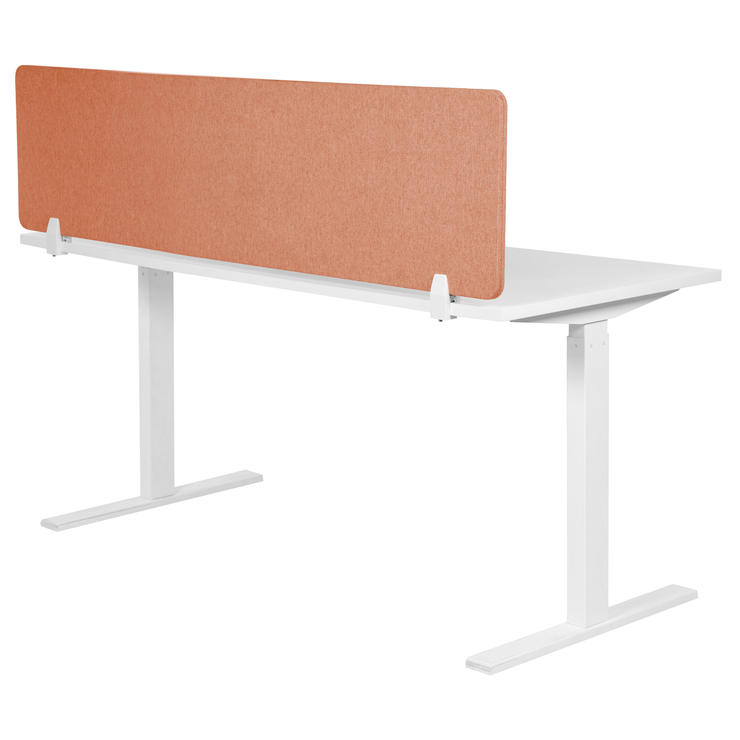 Schreibtischtrennwand hellrot 130 x 40 cm WALLY