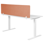 Schreibtischtrennwand hellrot 130 x 40 cm WALLY